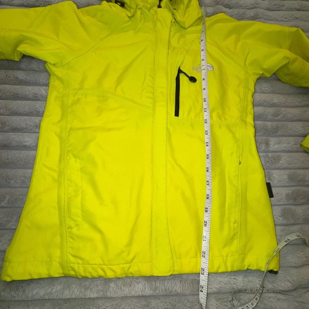 The North Face Jacket Mens XS Gore-Tex Performance Shell Neon Yellow‎ Rain Coat